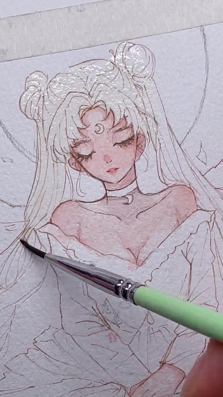 美少女战士简笔画教程